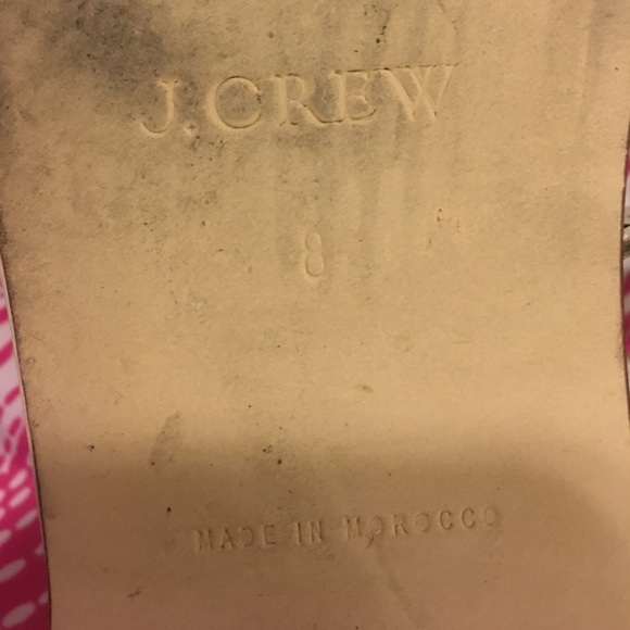 Jcrew white leather sandals size 8 - Picture 3 of 5